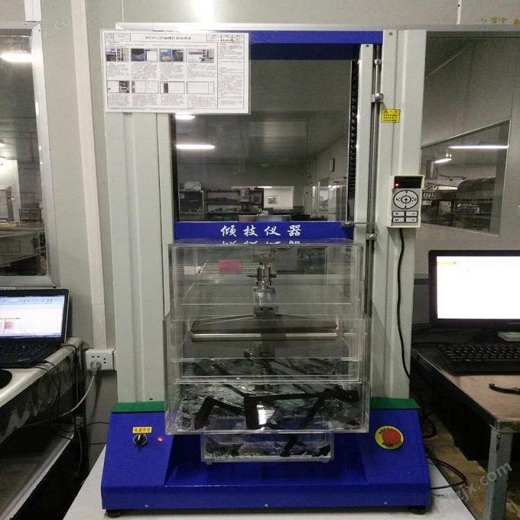 上海倾技供应 光伏玻璃电池片四点抗弯曲试验机 专业三点抗弯折试验机