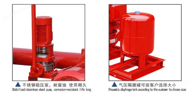 贝德EDJ柴油机消防泵双动力 消防给水供水设备大流量水泵示例图14
